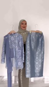 Set Kebaya Kutu Baru Wisuda Modern Kebaya Set Tunik Lamaran Tunangan Batik Baju Couple Kondangan Terbaru 2024 Kebaya Laksmi Terlaris Best Seller