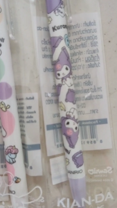 KIAN-DA ปากกาเจล ลายการ์ตูนซานริโอ้ (Sanrio) หัวปากกา 0.5 มม. ของแท้ หมึกแห้งไว