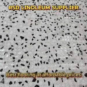 Redwood Design (10 yards) Rubberized Linoleum