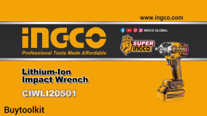 Cordless Impact Wrench 500 N.m Brushless INGCO CIWLI2050 Mesin Buka Baut 500N.M P20S