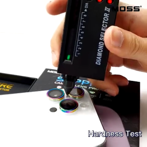 MOSS Sapphire Glass GIA Certified Full Cover Camera Lens Protector for iPhone 17 Air 16 15 14 13 Pro Max Plus