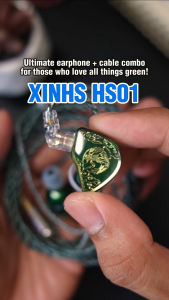 XINHS x TTTPH HS01 / HS11 Green 4-Core Silver Plated Hand Braided Earphone Upgrade Replacement Cable