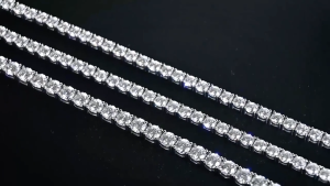 New D VVS1 Moissanite Tennis Bracelet Original S925 Sterling Silver Plated 18k White Gold With GRA Bracelet For Women Man mens bracelet white gold moissanite tennis bracelet gold moissanite tennis bracelet men women