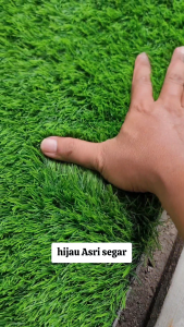 2m x 25m | Rumput Sintetis Swiss 3cm | Hijau Tebal Halus | Premium