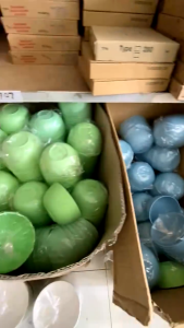 ( 12 pcs) Mangkuk nasi serat gandum gaya Jepang /bahan eco-friendly /15cm Mangkuk Plastik Microwave Warna Warni Mangkok Lusinan