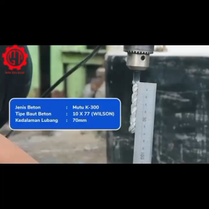 1 PCS WILSON DYNABOLT 8x40 Baut tanam tembok baut beton 8 mm 4 cm