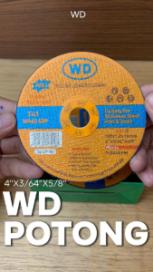 Batu Gerinda Potong 4\" Mata Gerinda WD Cutting Wheel A60 T41 1 PACK(isi 20pcs)