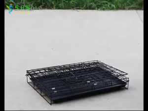 【Fast delivery】One Level Cat / Pets Cage 60cm(L) x 43cm(W) x 50cm(H) Sangkar Tahan Karat A&K Dog Cage With Poop Tray Pet Cat Cage READY STOCK Cat Cage Cat Tent Foldable Portable Washable MEDIUM PET CAGE【READY STOCK】