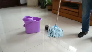 Triple Absorbent Coral Fleece Towel Cloth Mop Head Microfiber Round Mop Head/Mop kepala/pel