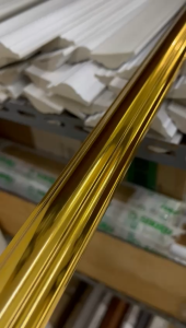 RW PAKET PROMO 2pcs List Wall Moulding Gold PVC Ukiran Dinding Lis Molding Dekorasi Profil Tembok