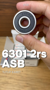 Bearing/Laher/laker 6301 ASB 2rs ORIGINAL (isi 10pcs)