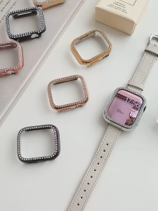 【Only case】Diamond Watch Case for iWatch Series 8 7 6 SE 5 4 3 2 Ultra 49MM 45MM 41MM 40MM 42MM Case