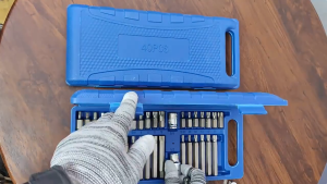 A complete set of High quality brand ALLEN SOCKET WRENCH SET 40 PCS ASSORTED BITS