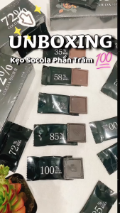 Socola Đen Đắng NGUYÊN CHẤT Không Đường 100% - SCL Đen Ăn Kiêng YIKANONG - Chocolate Ruvask