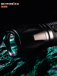 ไฟฉายสว่างมาก เครื่องมือป้องกันอาร์ค ไฟฉาย LED แบบชาร์จไฟได้ ไฟฉายกันน้ำ ปรับความสว่างได้ 3 ระดับ ไฟฉายเดินป่า ไฟฉายระยะไกล ไฟฉาย LED แบบพกพา เครื่องมือเอาตัวรอด ป้องกันตัว