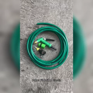 Paket Selang Fleksibel Elastis 1/2 Inch 20-30 Meter Penyiraman Taman Kendaraan