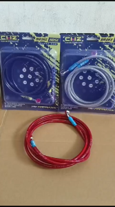 SELANG REM CMZ RACING 200CM KABEL REM CAKRAM 200 CM UNIVERSAL MOTOR NMAX VARIO 160 PCX 150 ADV XMAX MERAH SILVER HITAM SISTEM PENGEREMAN