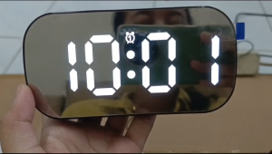 Sonifer Jam Meja Digital Alarm LED Mirror Clock DS-6637