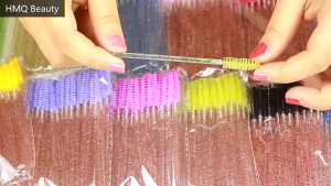 Sisir Bulu Mata Mascara Wand Glitter Spolie Brush Eyelash Extension Satuan Murah