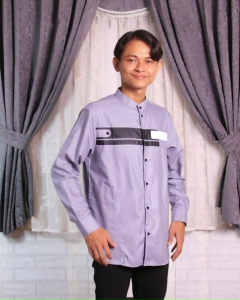 Baju Koko Dewasa Lengan Panjang Motif Yordan Baju Koko Katun