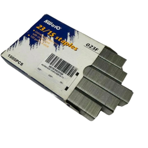 [1 Box] KW-triO 23/15 Staples 023F ( Galvanize Steel Wire with Chisel Point / 1000s per Box )