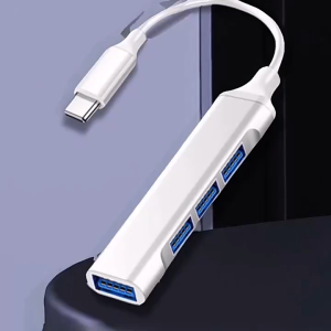 USB Type-C HUB 3.0 Type C 3.1 4 Port Multi Splitter Adapter For PC Computer Accessories Hab 集线器多分路器