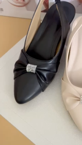 Sandal Wanita Kekinian mules Heels 5 Cm Termurah orgl L&B (KENANGA)