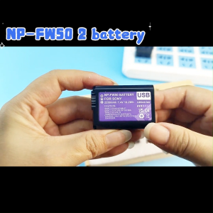 PALO Baterai Kamera NP-FW50 NPFW50 NP FW50 Battery dengan USB Type-C Antarmuka Pengisian daya cepat untuk Sony Alpha A6500