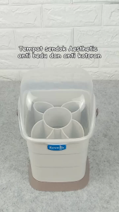 2in1 Rovega Tempat Sendok Plastik Small Spoony Premium Food Grade CHS-2025