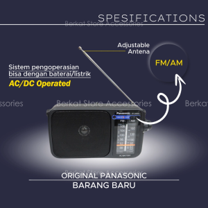 Radio Panasonic RF-2400 Radio FM/AM 2 Band Panasonic RF-2400D