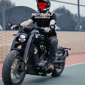 Motowolf Celana Touring Riding Denim Jeans & Protector Motor ESA Lv1 0615