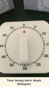 Timer Analog Timer Lab Alarm Masak Manual Mekanik Serbaguna