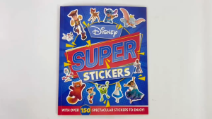 Disney Super Stickers & Activity Book With Puzzles Mazes Spot The Difference & Over 150 Stickers