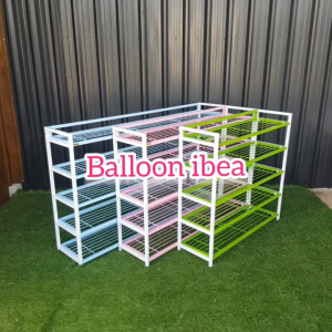 ชั้นวางรองเท้า ชั้นวางของ ชั้นเหล็ก (มี 5 สี ส่งไวมีเก็บปลายทาง)ขนาด30x124x90.5cm. ใช้งานได้เอนกประสงค์ วางหนังสือได้