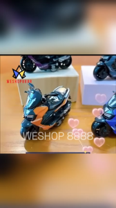 WESHOP 8888 1pcs Creative Motorcycle Keychain Toy Car Model Keychain Pendant