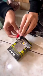 Lampu Depan Led Import Ayoto DC Matic / Bebek AYOTO ORIGINAL M2A M2B H6 Warna Lampu Putih-Putih Dan Putih Kuning