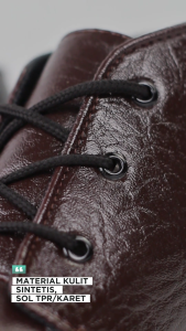 Sepatu Pantofel Boot Kulit Working B-09