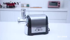 เครื่องบดเนื้อทำไส้กรอก SOKANY กำลังสูง 4500W บดเนื้อทำใส้กรอก ที่บดอาหาร เนื้อบดอย่างรวดเร็ว เครื่องบดหมู ทำความสะอาดง่าย อเนกประสงค์