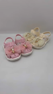 2588+S1 IMPORT Sandal Balita Anak Perempuan Pita Kelinci Lucu Bagus Lembut Kekinian Sandal Bayi Karet Lentur Ukuran 21-25