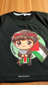 Baju Kaos Distro Anak Laki Laki Karakter Palestina Keren Import 1 - 10 Tahun - Hypelane - DTF2