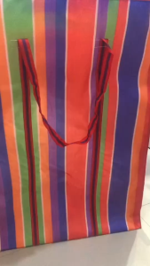 ถุงกระสอบ 2 ชั้น  ล็อคได้ หนาที่สุด ถุง กระเป๋ากระสอบ ถุงสองชั้น ถุงสายรุ้ง ถุงไนล่อน ถุงสีรุ้ง  ถุงย้ายบ้าน ถุงแม่ค้า กระเป๋าเดินทาง