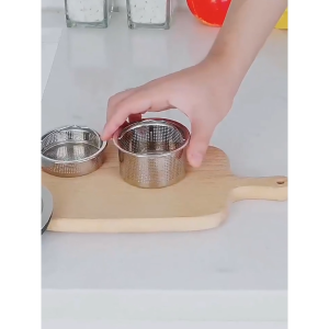 Giỏ lọc rác bồn rửa bát inox 304 có dây treo xách thoát nước nhanh lọc cặn rác nhanh và hiệu quả dùng-NIEVE