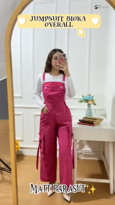 BEBYJOY OFFICIAL - Jumpsuit Overall Wanita Bioka Overall Wanita