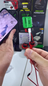 Jack chuyển đổi Plextone GS1 iP TypeC to 3.5mm hỗ trợ sạc nhanh cho điện thoại táo PD 60W có mic