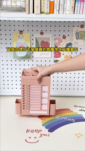 Mới Hộp bút xoay 360 ° Hộp bút kích thước lớn Hộp bút nhiều Ngăn Thẻ nhiệm vụ sinh viên có thể đặt điện thoại di động 。Thích hợp cho sinh viên nhân viên văn phòng bán hàng.