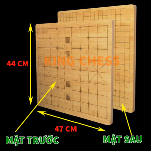 Bàn cờ tướng - cờ vây bằng gỗ trúc góc bo tròn chất lượng