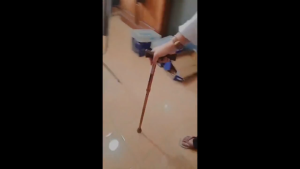 TONGKAT LIPAT KAKI 1 / ALAT BANTU JALAN / Tongkat Orang Tua