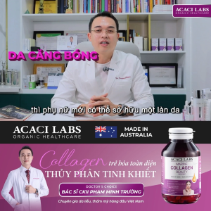 Viên uống collagen thủy phân giúp da móng tóc khỏe đẹp bcalivinghcm Acaci Labs Marine Collagen Beauty Australia
