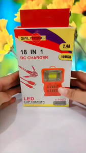 Charger AKI GALITONG + LED 13IN1 JLT-C075 DC Charger 2.4A 10USB Clip Charger