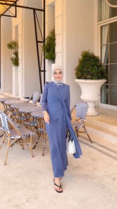 Dress Ceruty Babydoll Gevira Slim / Baju Gamis Wanita Terbaru 2024 / Dress Bridesmaid / Dress Kondangan Kekinian